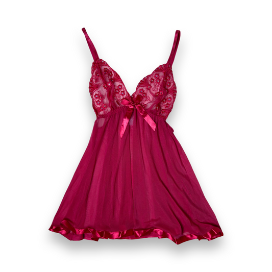 Pink Lingerie Night Dress
