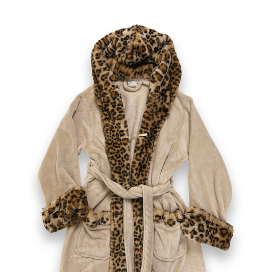 Cheetah Faux Fur Soft Robe