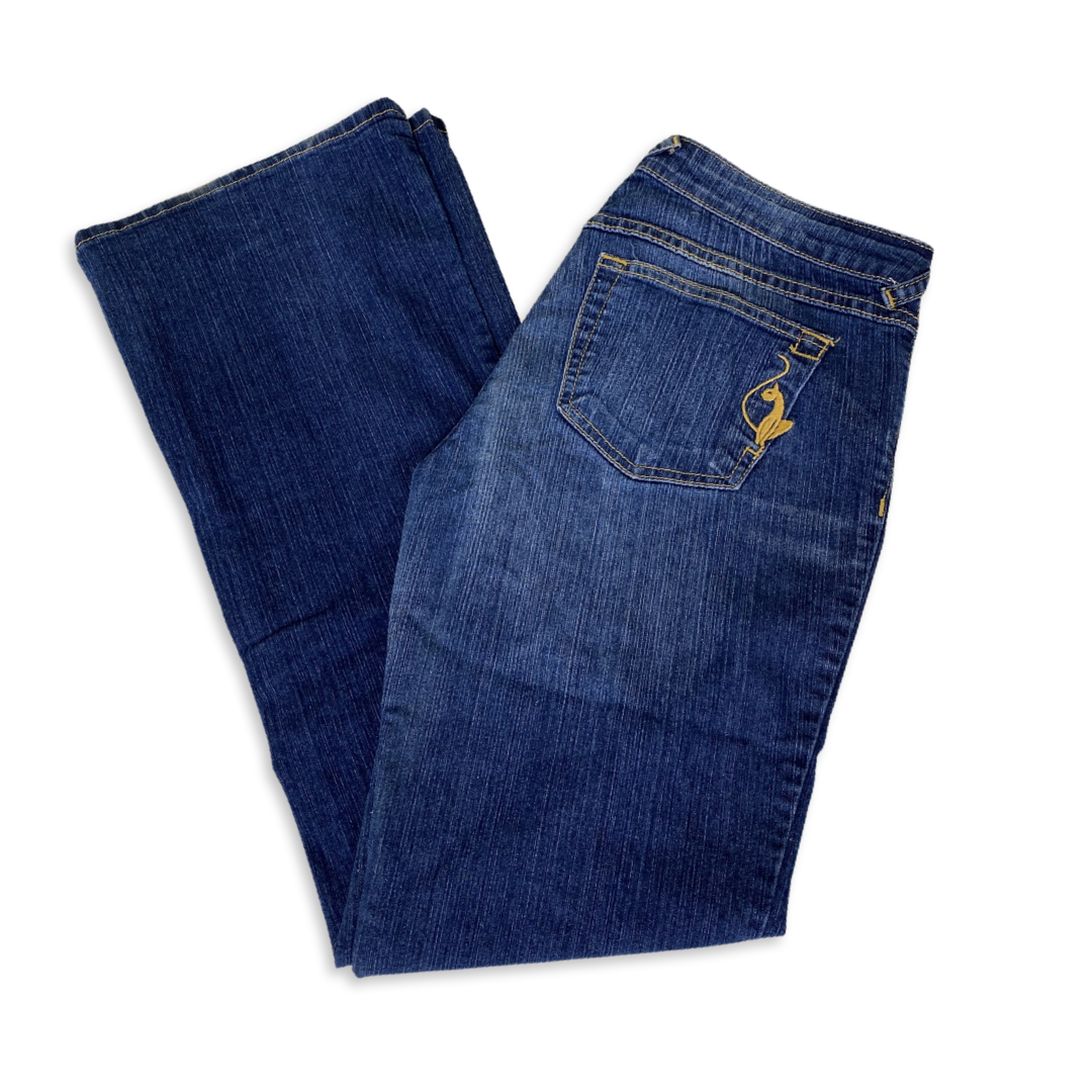 Emporio Armani J06 Slim Fit Dark Wash Denim Jeans – Retro Designer Wear
